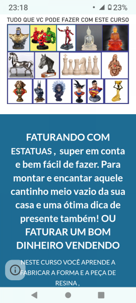 Fábrica Estátua de Resinas